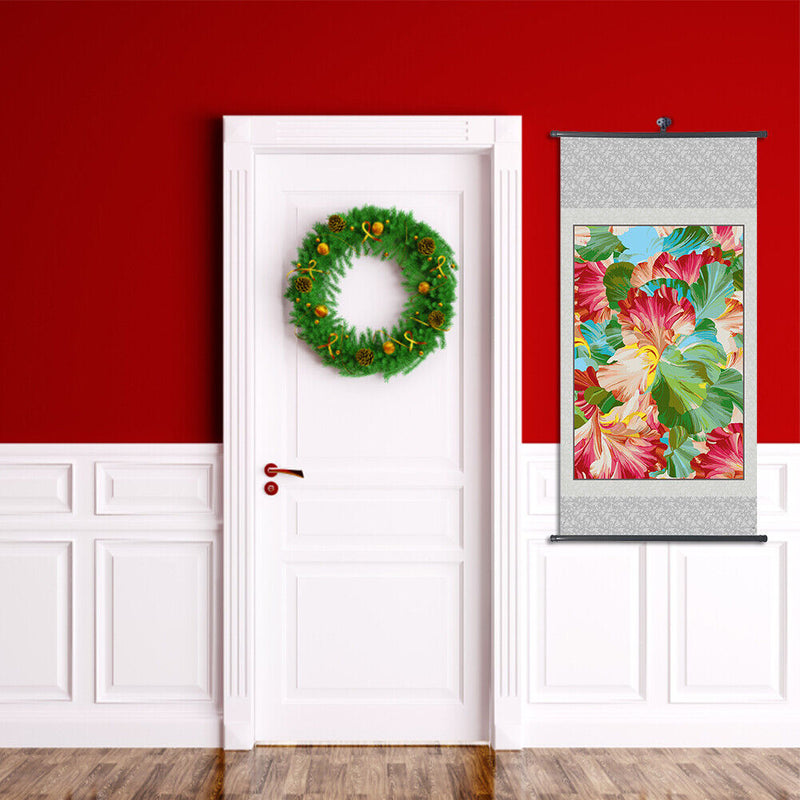 Hand Painted on Canvas DIY Colorful Leaves Oil Paint By Numbers Drawing Kit Gift