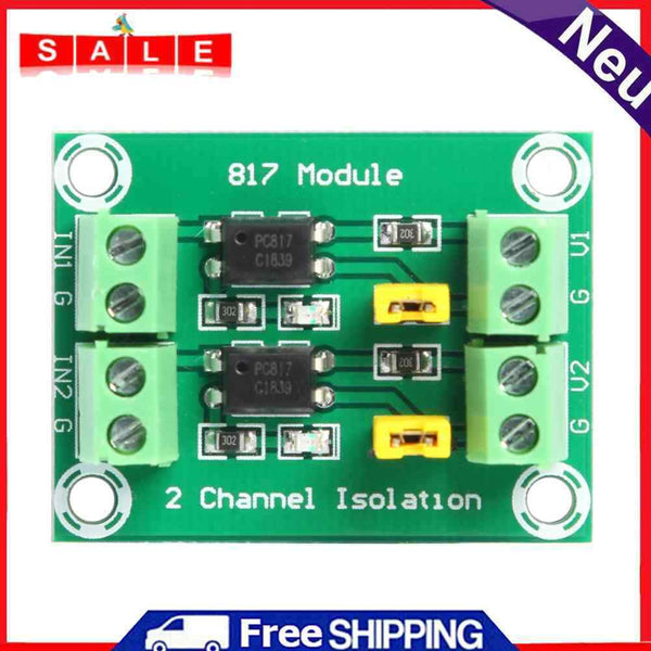 2 Channel Optocoupler Insulation Board Driver Voltage Converter Adapter Modules