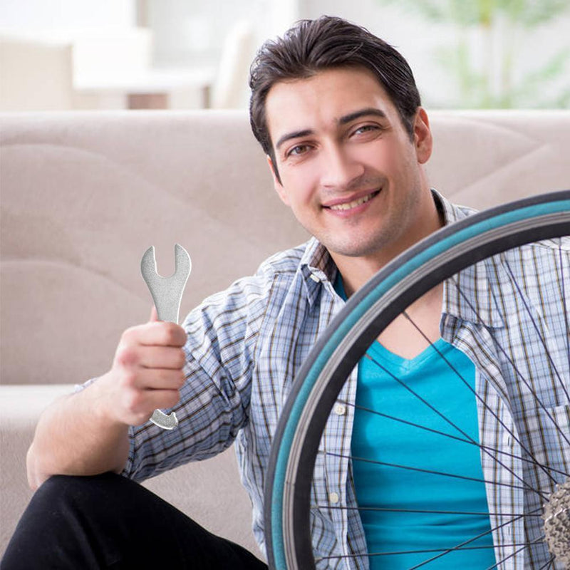 2 in 1 15mm/16mm Spanner Bike Bicycle Pedals Bottom Bracket Ring Wrench Tool