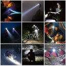 Powerful LED Headlamp Headlight USB COB Waterproof Outdoor Sports Torch Lamps