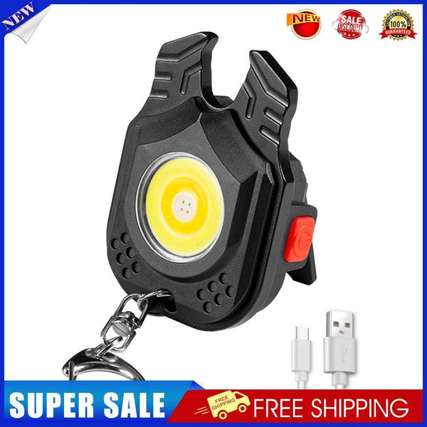 Mini Flashlight Keychain Light Pocket LED High Power Torch Work Lights (A)