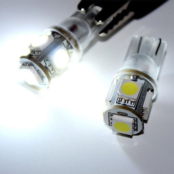 12V 5 SMD LED Car Auto Light Bulb White Light Parking Safe Car Side Lamp