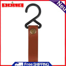 Outdoor Portable PU Leather Hooks Camping Hiking Pot Pan Cookware Hanger Holder