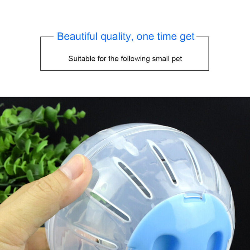 Rodent Mice Running Ball Hamster Exercise Small Pet Funny Toys (Blue 12cm) Newly