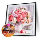 5D DIY Full Round Drill Diamond Painting Warm Flowers Cross Stitch (B1098)