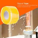 Self-fluxing Adhesive Tape Waterproof Stop Leak Seal Repair Tape (Yellow) Newly