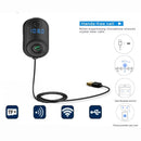 USB Car Bluetooth - Compatible Receiver Wireless Adapter for Hands-Free Amplifier