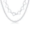 Women Men Party Jewelry Hollow Heart Necklace Long Chain Collar Punk Choker