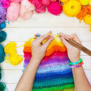 Embroidery Pen DIY Crafts Handle Crochet Hook Woven Carpet Knitting Tool Set