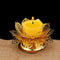 Waterfall Craft Lotus Seat Incense Burner Brass Lotus Lamp holder Decoration