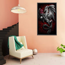 5D Diamond Painting Dragon Full Round Rhinestone DIY Wall Art Home Decorations