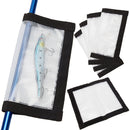 4pcs Bait Fishing Tackle Bag Clear PVC Lure Fishing Hook Protective Wraps Cover