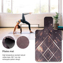 #A PU+Rubber Yoga Mat Bags Double Layer Non-Slip Yoga Exercise Pad with Position
