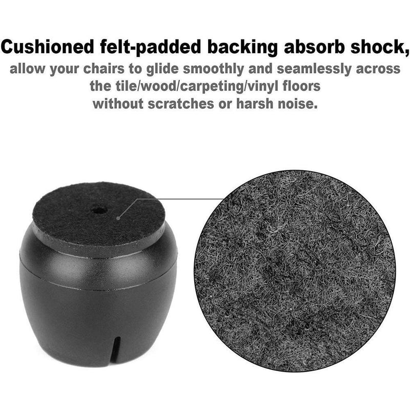 16pcs Silicone Non-slip Table Chair Leg Caps Foot Protection Bottom Cover