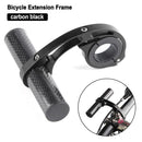 10cm Bicycle Handlebar Extender Bike Front Light Computer Bracket (Black)