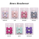 Party Double Layer Sequin Bow Kids Hair Clips Bows Headwear Cute Hairpins