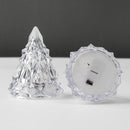 LED Crystal Table Desk Lamp Cone Atmosphere Night Light Home Decor (1pc)