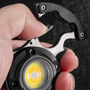 800 Lumens Mini COB Flashlights Bright Rechargeable Keychain Small Flashlight`