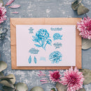 Flowers Metal Cutting Dies Transparent Seal Stamp for DIY Scrapbooking Craf