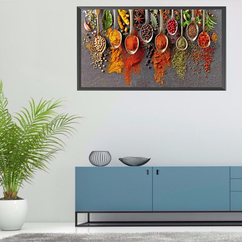 Flavoring Oil Paint By Numbers Kit Canvas DIY Picture Hand Painted Wall Art