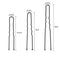 Styles Styling Tools Girls Headwear Bobby Pin Wavy Hair Clips U-Shaped Hairpins