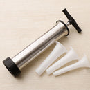 Sausage Manual Hot Dog Maker Stainless Steel Stuffer Homemade Syringe Meat Tools