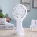 #A Portable Pocket Air Cooler Fan 3 Wind Modes with Base for Outdoor Travel Camp