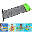 Floating Water Hammock Lounger Swimming Pool Chair Bed Net Cover (Green) Newly