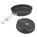 Handle Ultralight Grill Camping Frypan Non-Stick Frying Pan Titanium Fry Pan