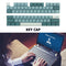 126pcs Universal Mechanical Keyboard Keycaps XDA Height (Iceberg Japanese)