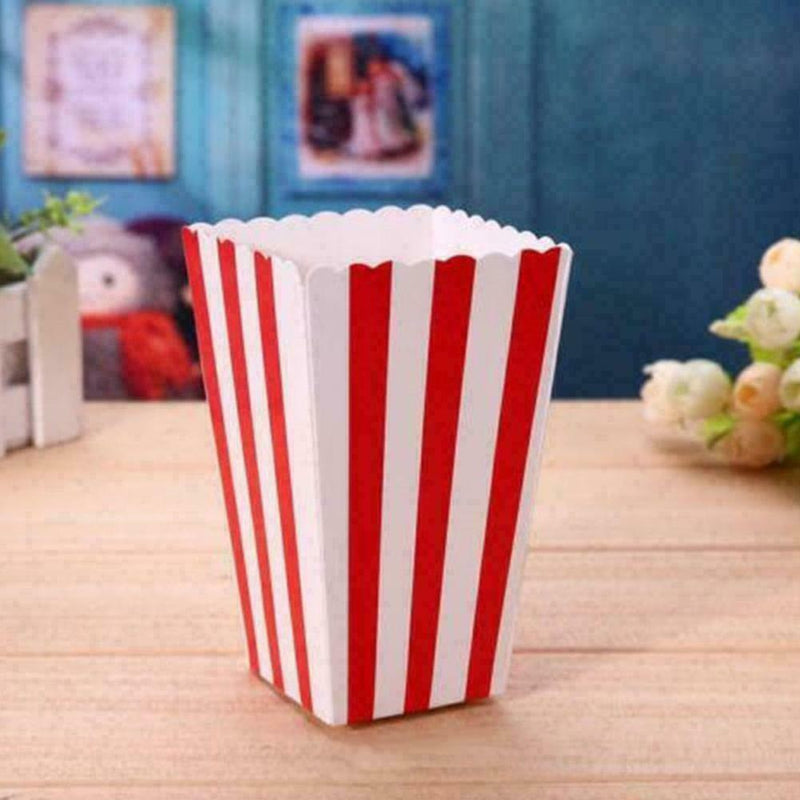 12PCS Popcorn cake candy Paper Boxes Birthday Party Paper Favour Y0T0 Loot A7Q7