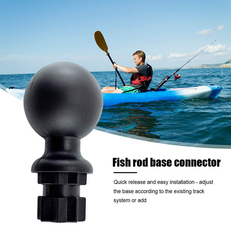 Mounting Base Pole Holder Connector for Fishing Rod Inflatable Boats (2pcs)