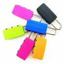 Resettable Small Vackpack Suitcase 3 Digit Combination Padlock Code Lock Travel