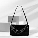 Fashion Women Casual Butterfly Chain PU Solid Color Small Shoulder Underarm Bags