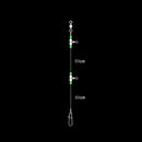 3P 360 Degree Luminous Fishing Swivels Line Fishing Rolling Connector (40cm)