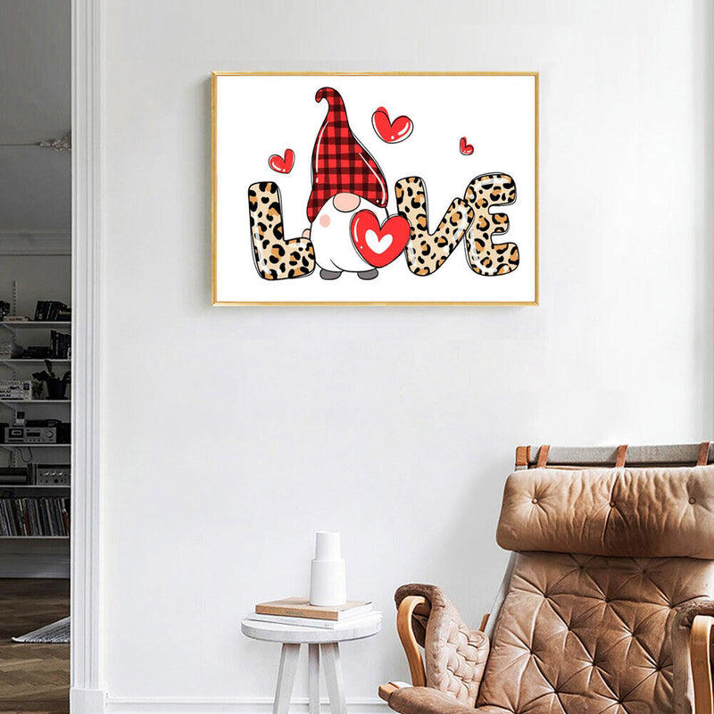50x40cm Paint By Numbers Gnome Oil for Adults Children Room Home Wall Decor Gift