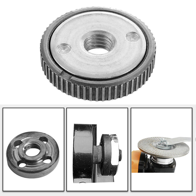 Locking Plate Chuck for M14 Angle Grinder Quick Release Nut Clamp Device Newly