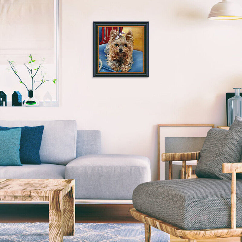 5D DIY Diamond Painting Dog Cross Stitch Embroidery Wall Art Needlework Kit