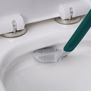 Long-Handled Toilet Brush Golf Brush Head Cleaning Tool Accessories (Green)