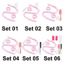 Gril's Makeup Hair Roller with Hair Clips Heatless Curling Rod Headband No Heat