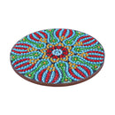 5D DIY Diamond Painting Mandala Wooden Round Coaster Cup Cushion (AA1058-7)