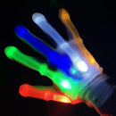 #A Skeleton Glowing Gloves Halloween Orgy Colorful Luminous Finger Bone Gloves P