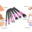 Domybest 8 Makeup Brush Cosmetic Foundation Blending Pencil Brush Set