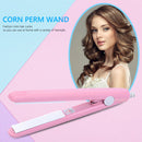 Hair Corn Perm Stick Mini Hair Curler Curly Hair Wand Curling Iron (Pink) Newly