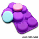 Cylinder Silicone Soap Mold Soaps Supplies Pudding Candy Mold Cake Mould