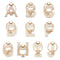 Diamond Luxury 360 Rotation Finger Ring Holder Letter Phone Stand Car Bracket
