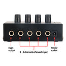 #A Audio Headphone Amplifier with EU Power Adapter for Studio Recording