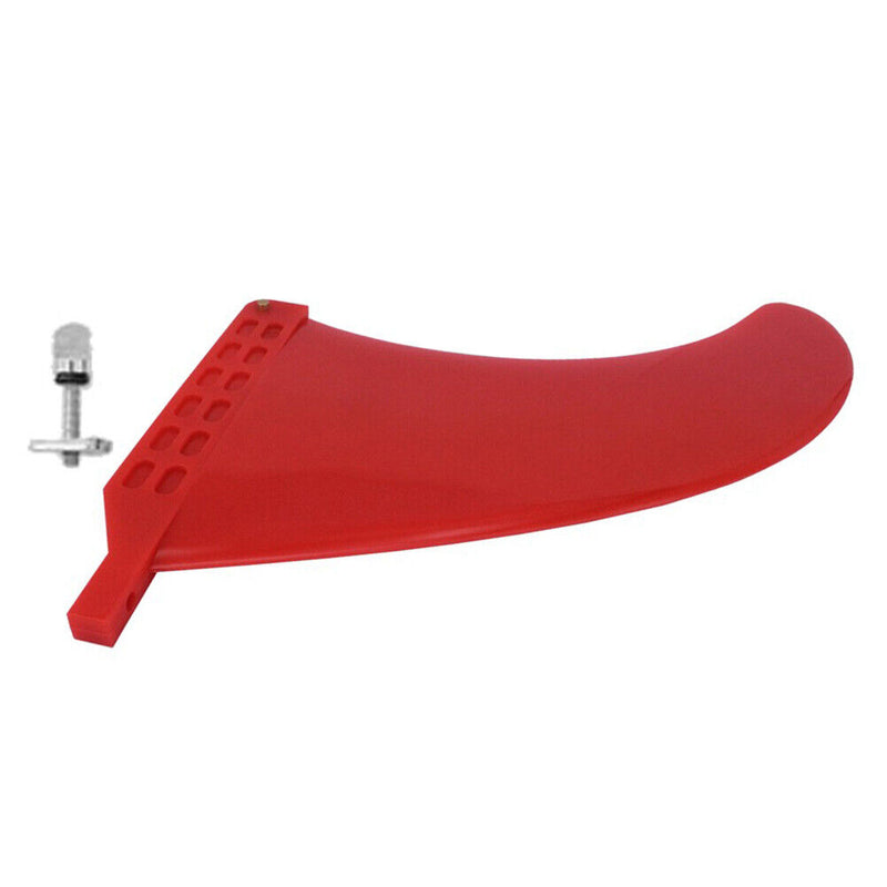 9in Surfing Tail Fin Removable Paddle Rudder Surfboard Stabilizer (Red) Newly