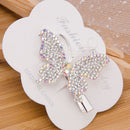 Butterfly Rhinestone Hair Clip Women Girl Korean Barrettes Hairpins Hairgrips