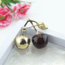 Jewelry Pins Coat Cardigan All-match Fruit Cherry Pins Temperament Red Brooches